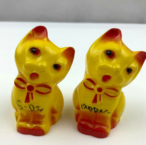 1950s yellow celluloid - yellow,